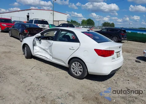 2011 Kia Forte Ex из США, поврежденный, VIN KNAFU4A26B5887810